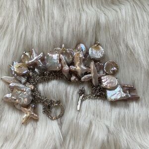 Genuine Baroque & Keshi Pearl Bracelet